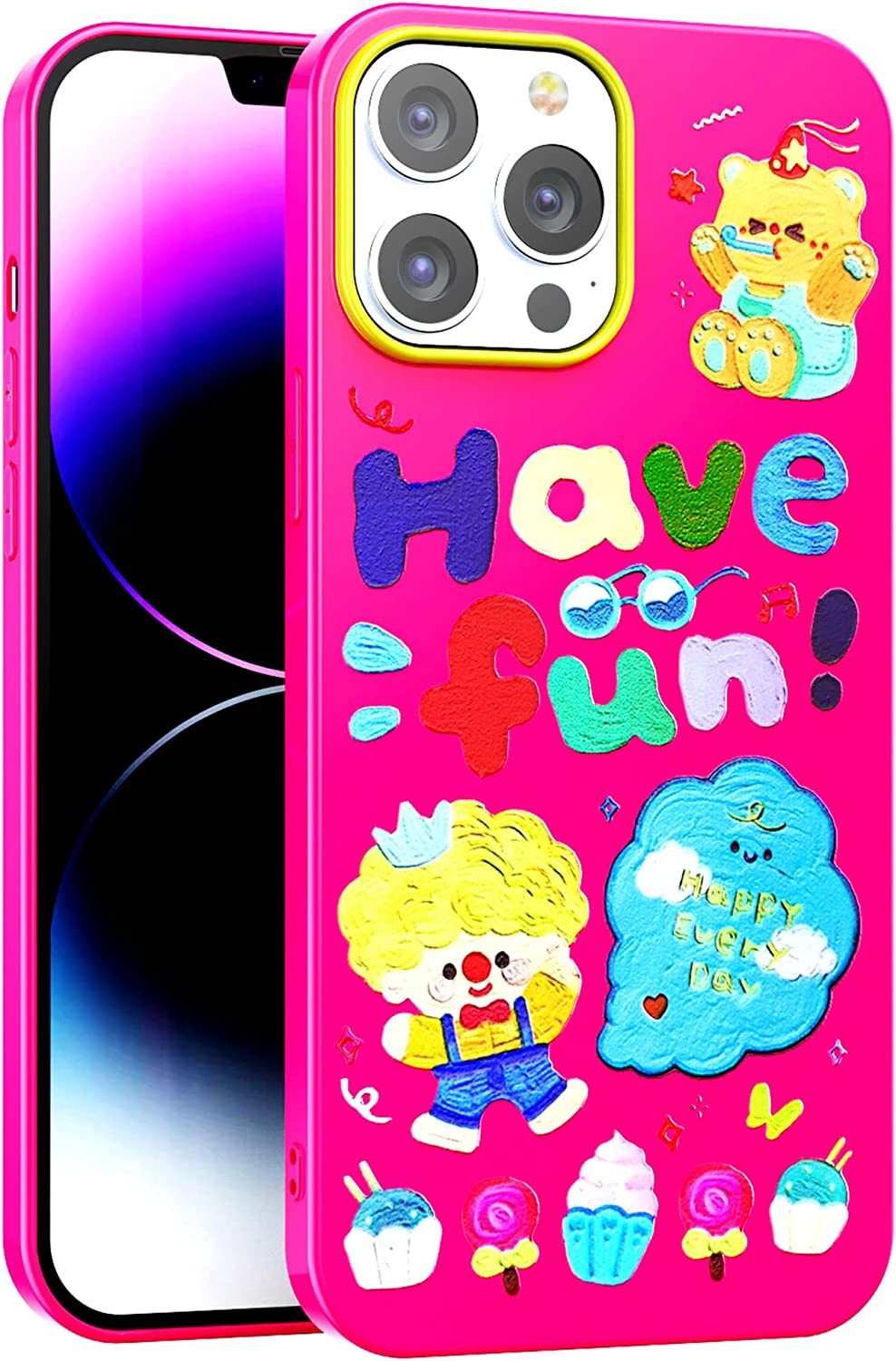 Transparent Cute iPhone Case 