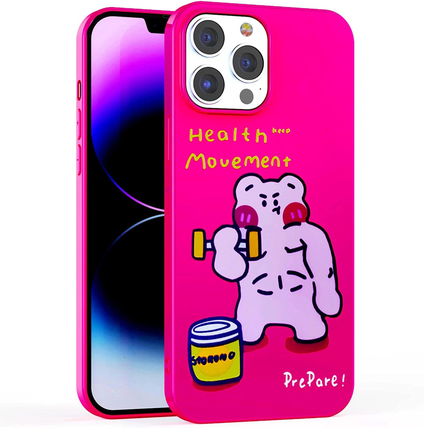 Transparent Cute iPhone Case 