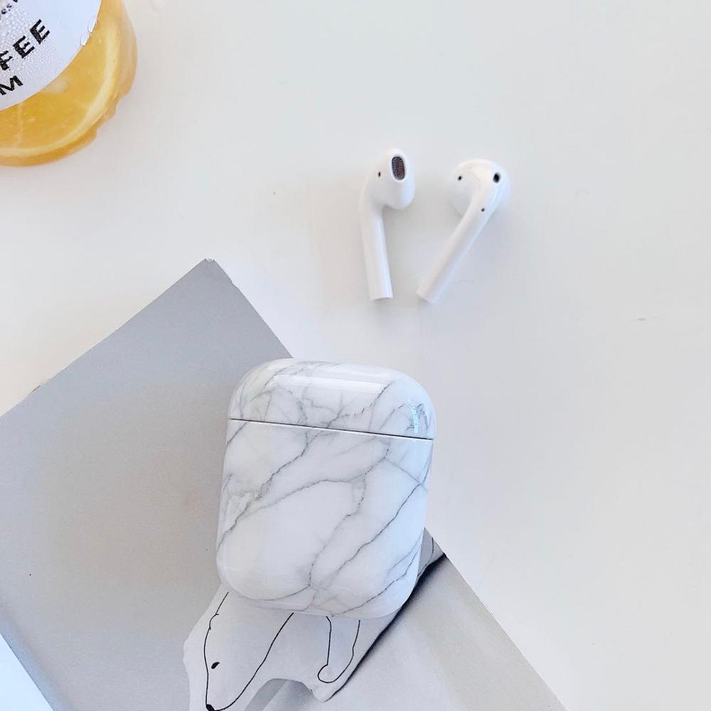 AirPods Marble Pattern Plastic Case