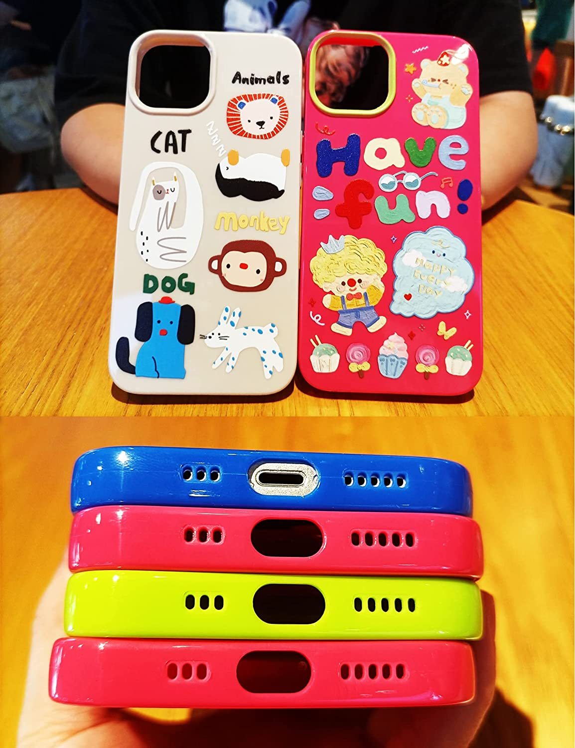 Transparent Cute iPhone Case 