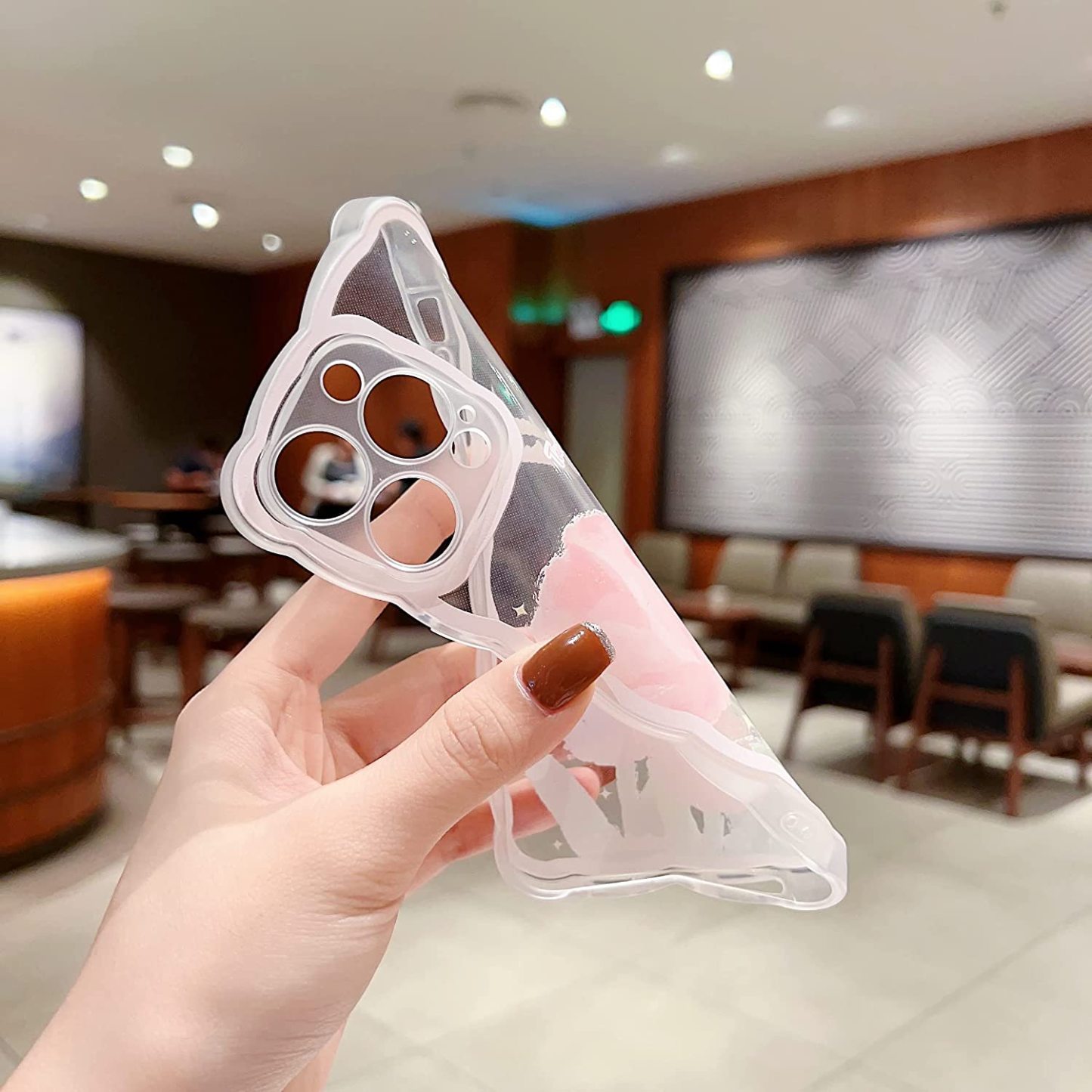Transparent Cute iPhone Case 