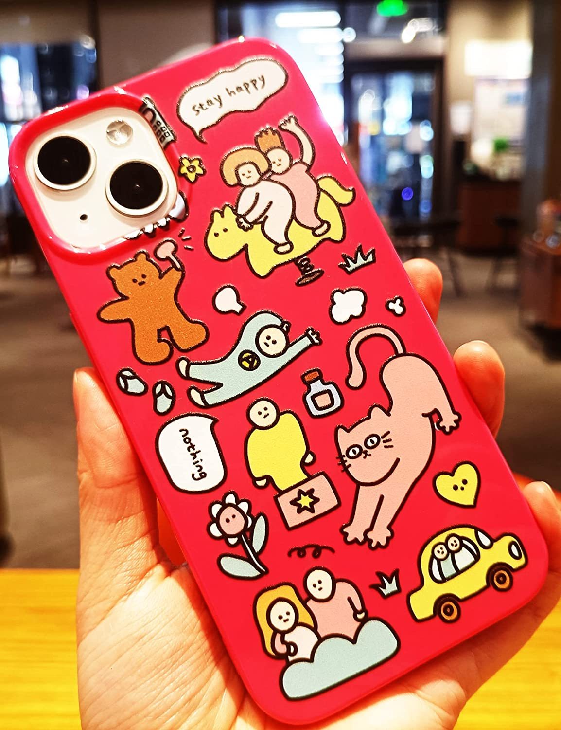 Transparent Cute iPhone Case 