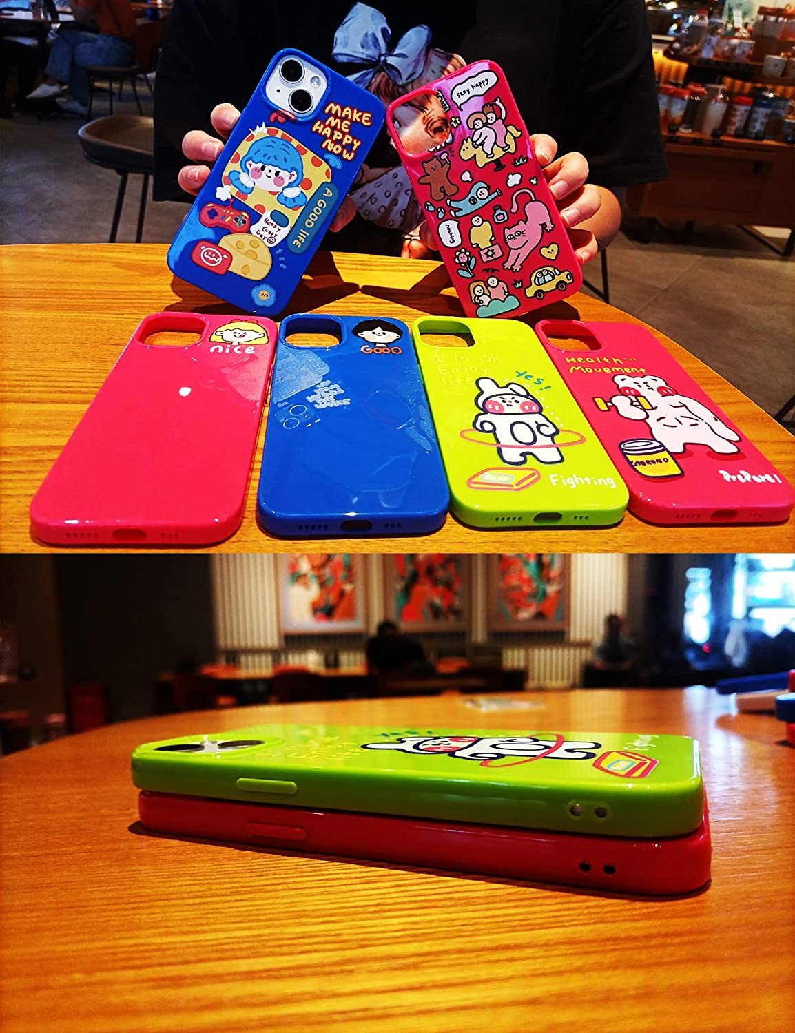 Transparent Cute iPhone Case 