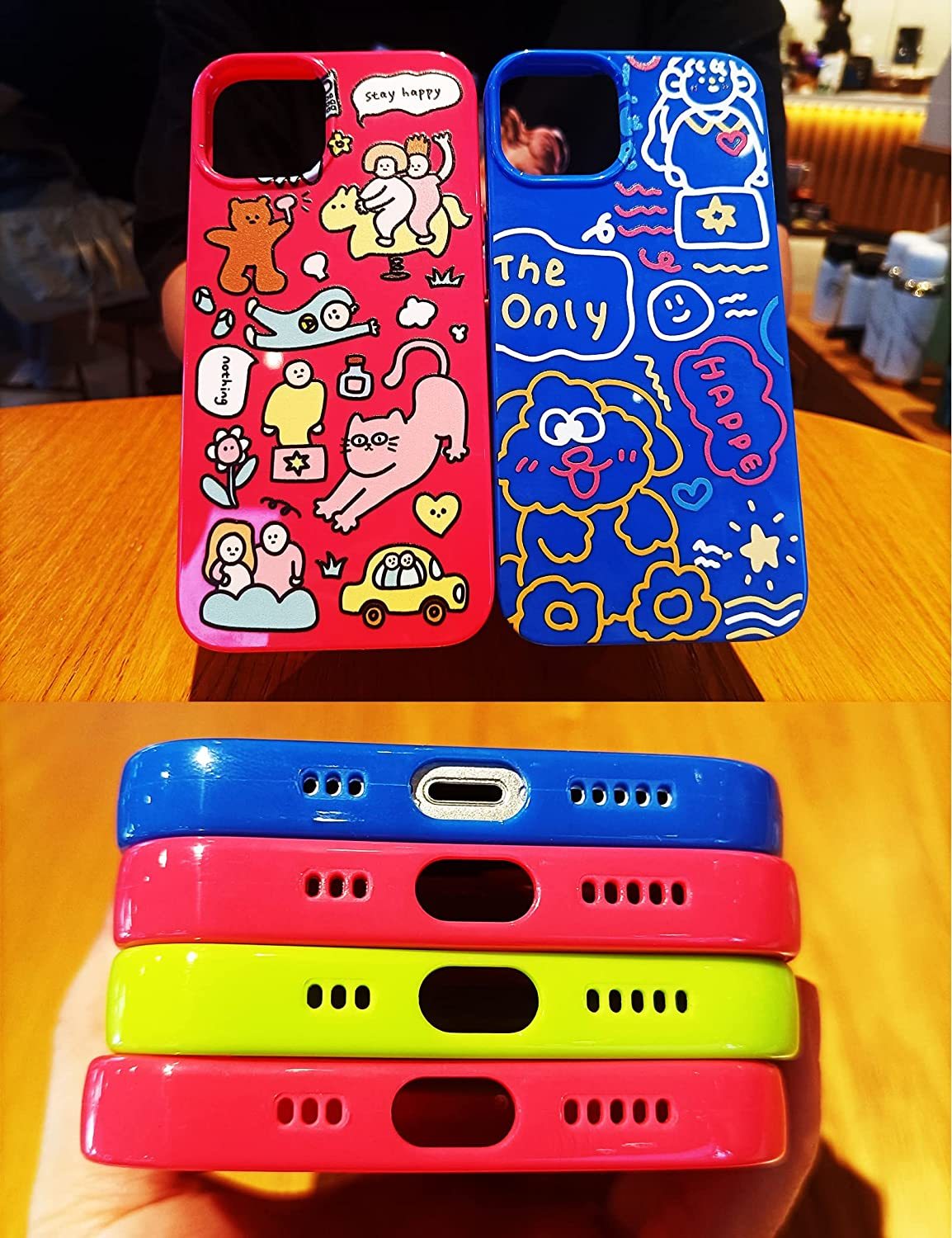 Transparent Cute iPhone Case 