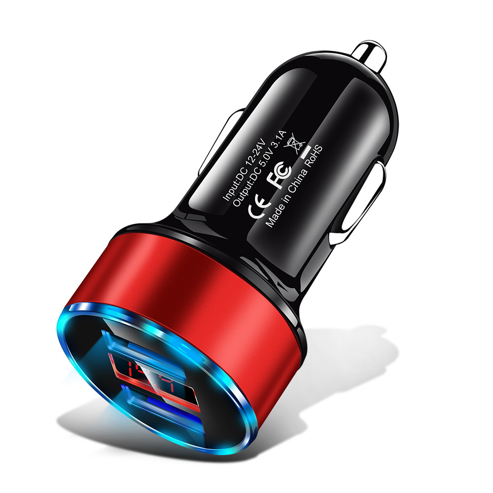 Dual USB LED Car Charger
