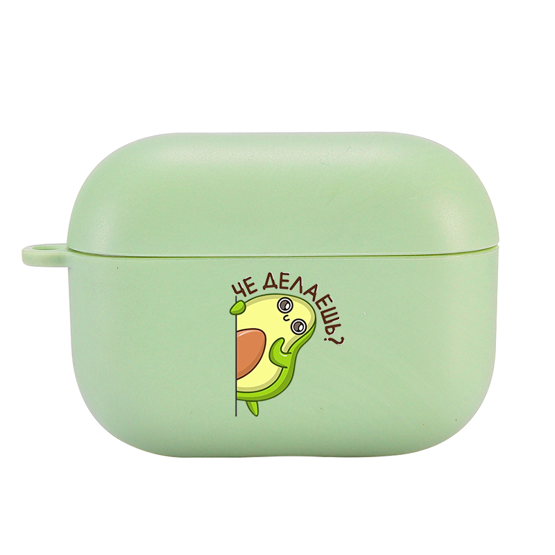 Cute Avocado Candy Color AirPods AirPods Pro Soft Silicone Case
