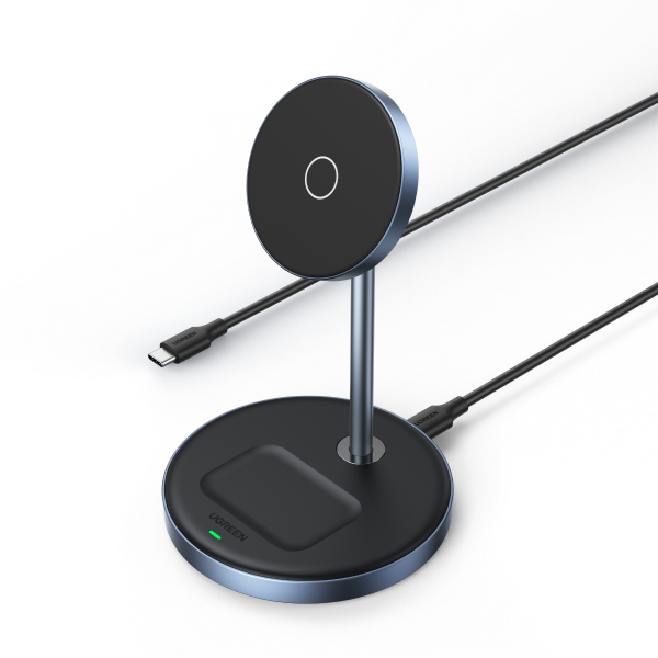 2-in-1 Magnetic Wireless Charging Station
