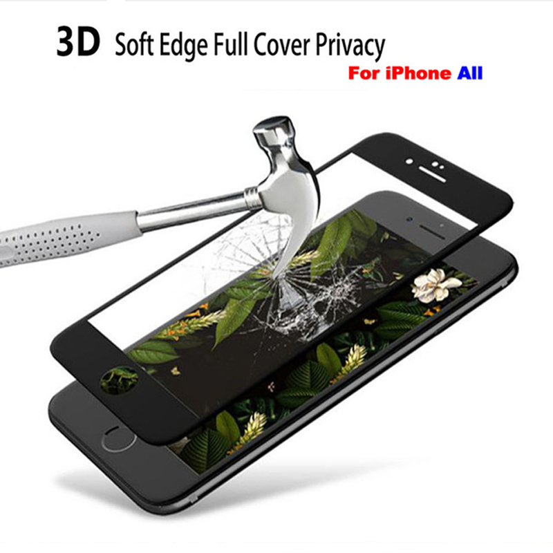 3D Tempered Glass Screen Protector for iPhone