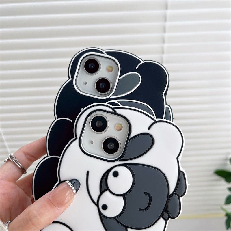 Cartoon 3D Sheep Cute iPhone Cases