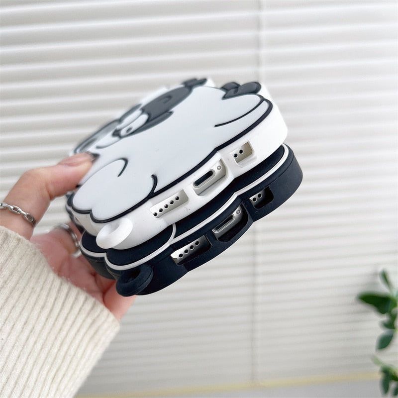 Cartoon 3D Sheep Cute iPhone Cases