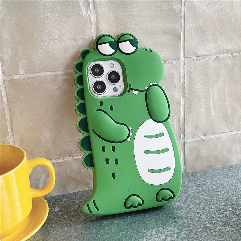 Cartoon Crocodile 3d Cte iPhone Cases