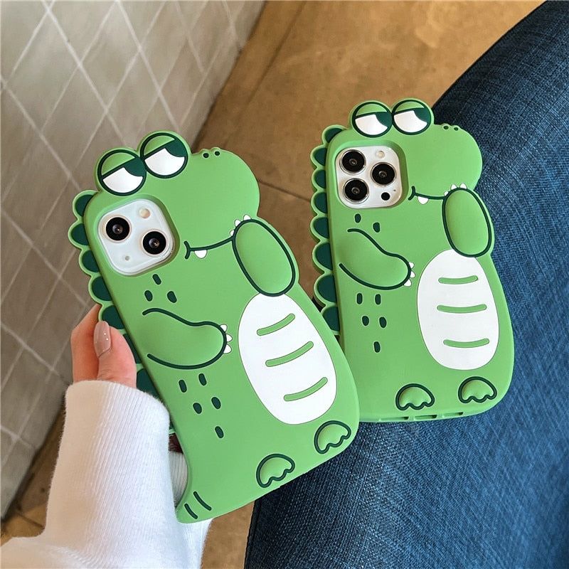 Cartoon Crocodile 3d Cte iPhone Cases