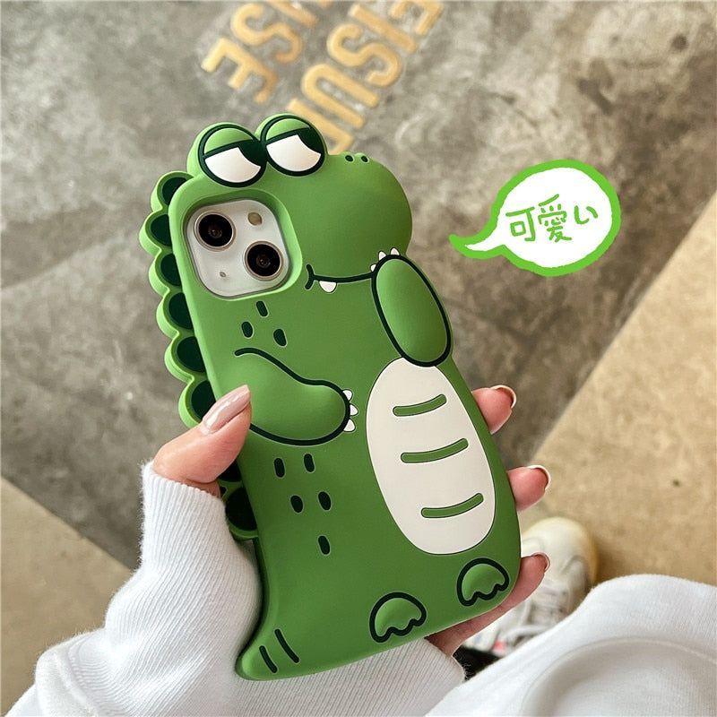 Cartoon Crocodile 3d Cte iPhone Cases