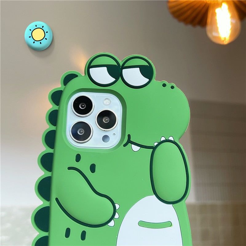 Cartoon Crocodile 3d Cte iPhone Cases
