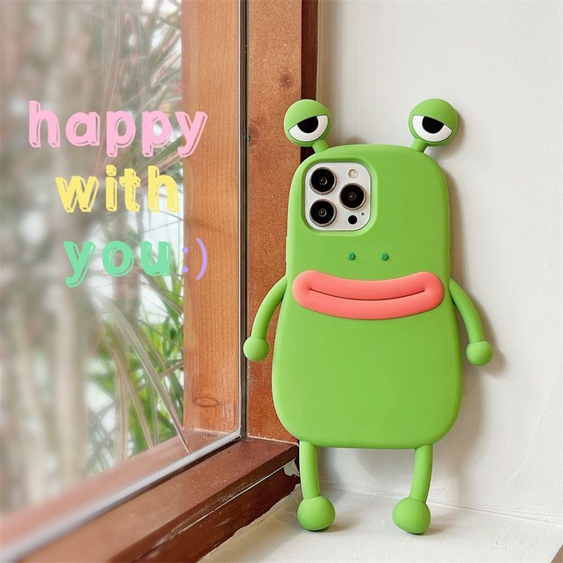 Cartoon Frog Cute iPhone Cases
