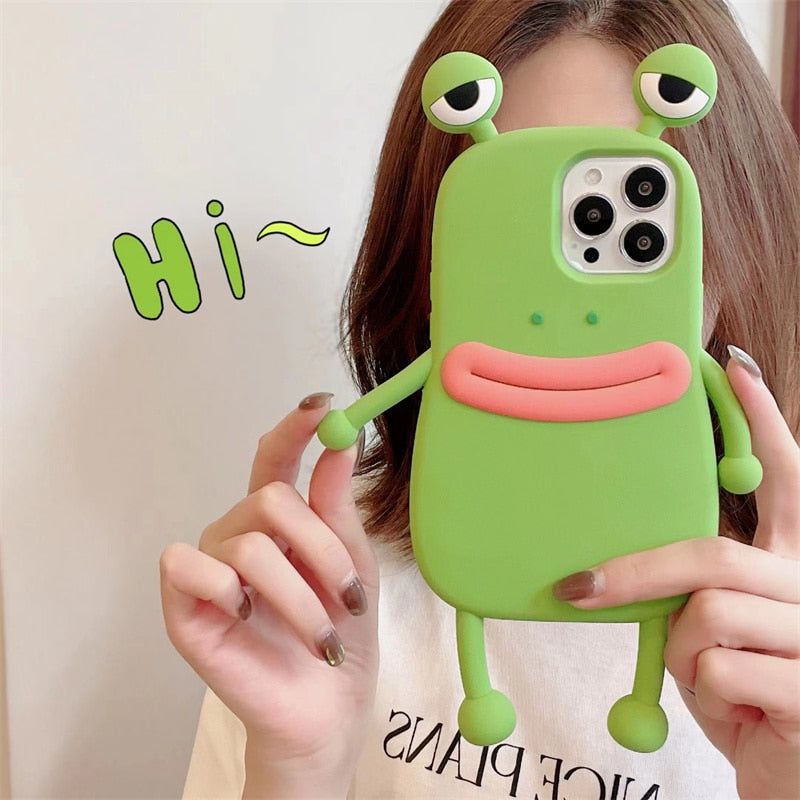 Cartoon Frog Cute iPhone Cases