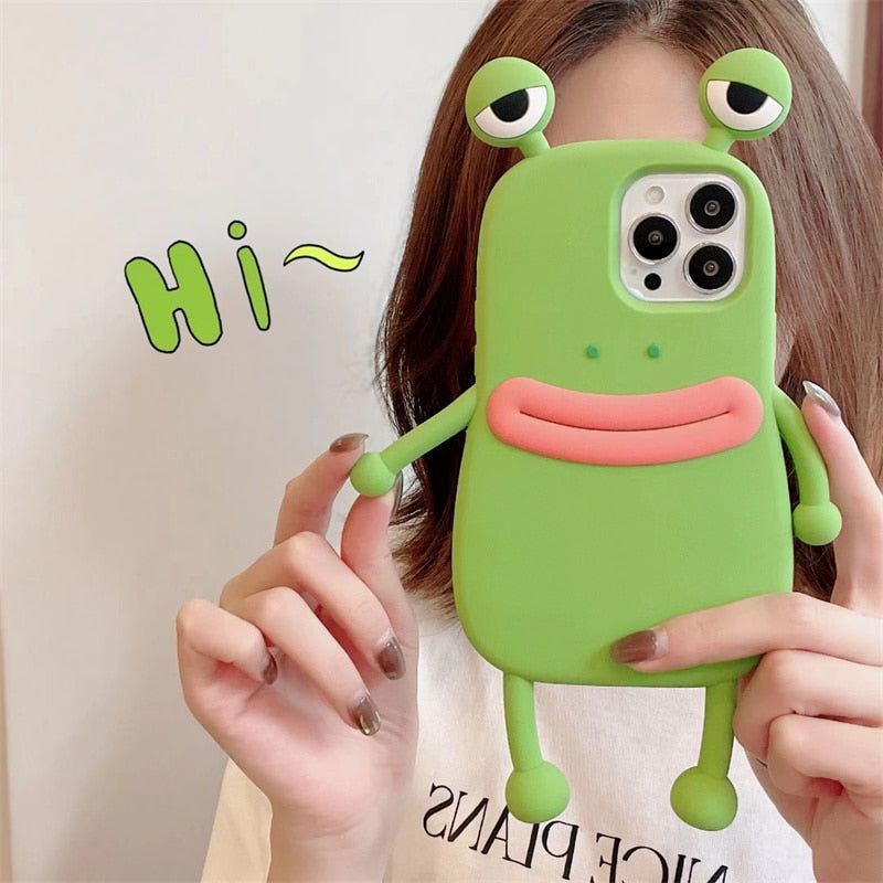 Cartoon Frog Cute iPhone Cases