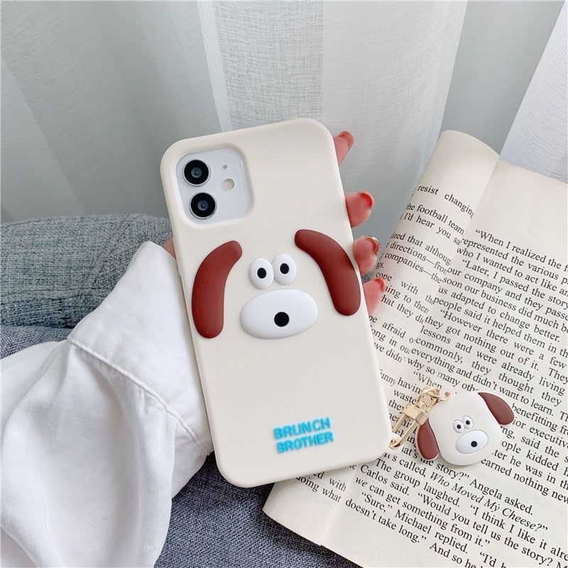 Cartoon with pendant Soft Cute iPhone Cases