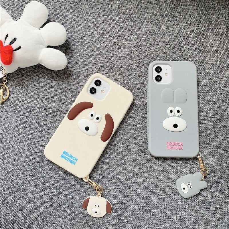 Cartoon with pendant Soft Cute iPhone Cases