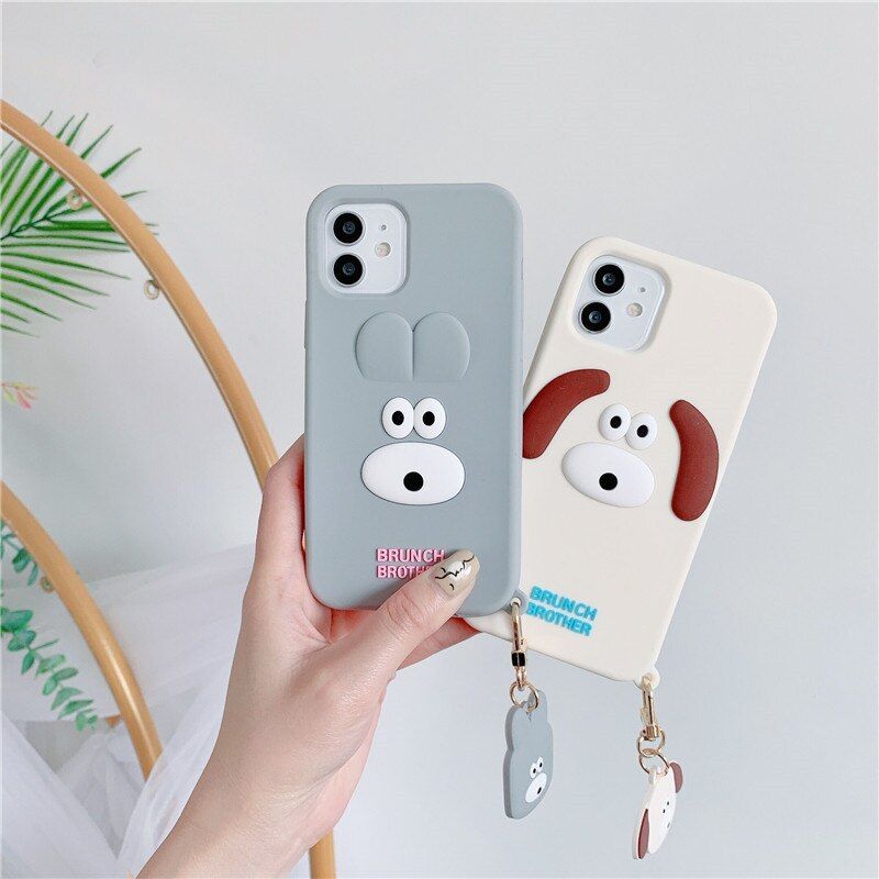 Cartoon with pendant Soft Cute iPhone Cases