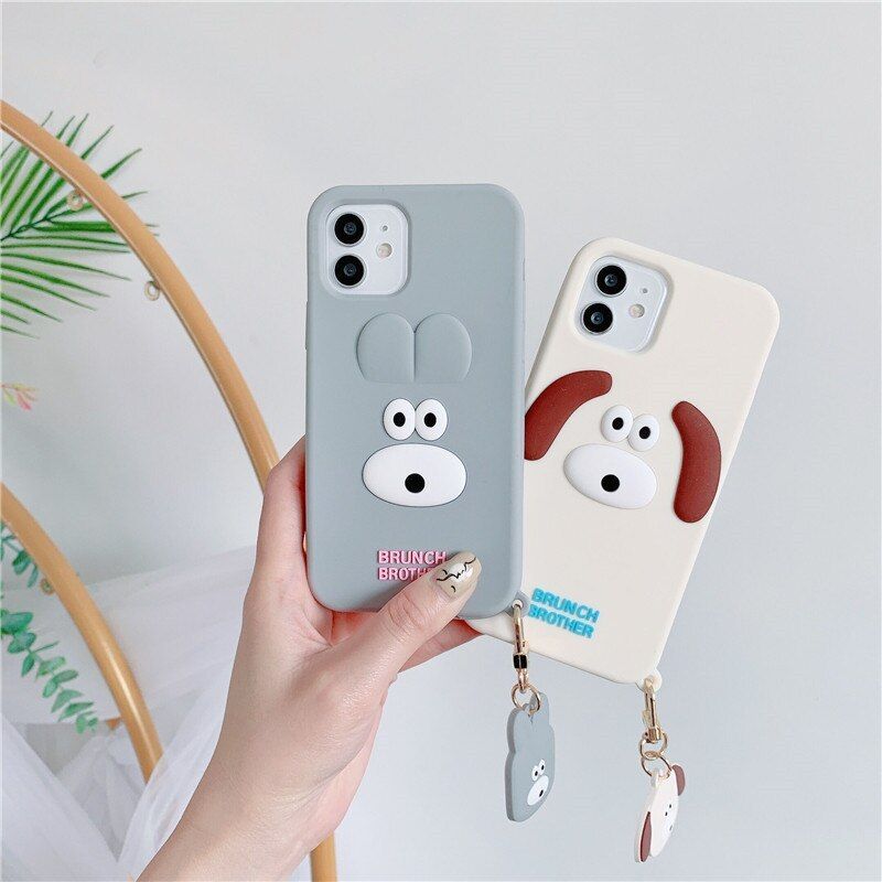 Cartoon with pendant Soft Cute iPhone Cases