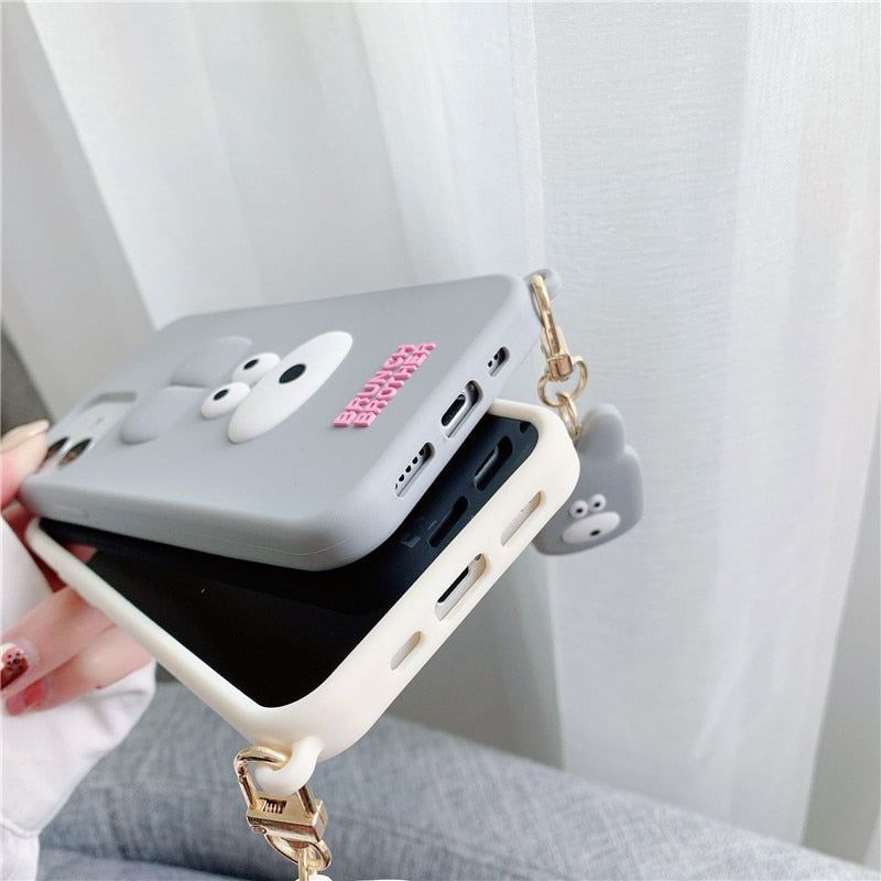 Cartoon with pendant Soft Cute iPhone Cases