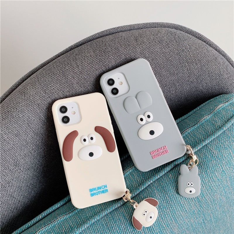 Cartoon with pendant Soft Cute iPhone Cases