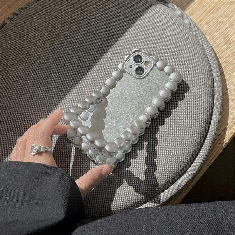 Popular Wavy Border iPhone Cases With Stand Holder 