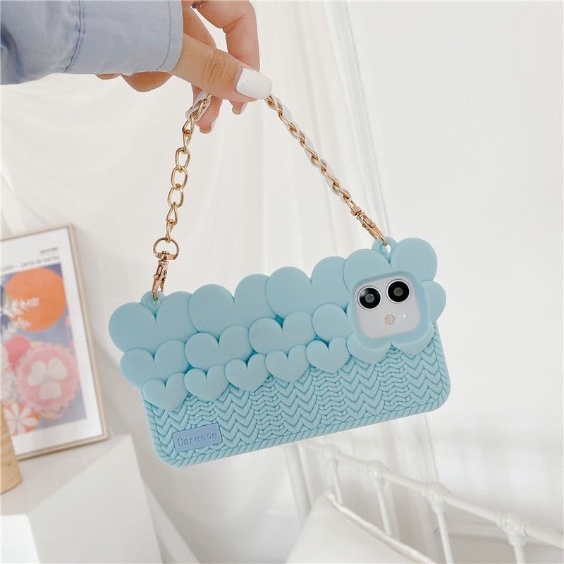 Portable Heart Weave iPhone Case