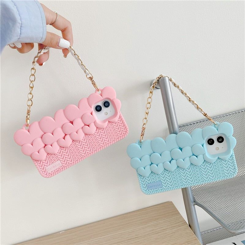 Portable Heart Weave iPhone Case