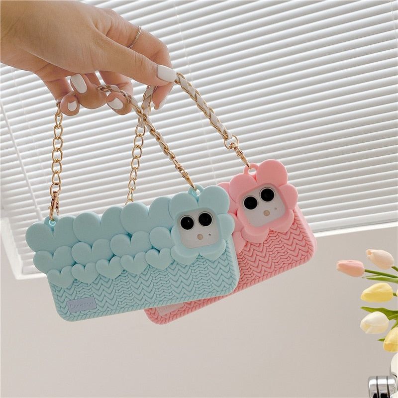 Portable Heart Weave iPhone Case