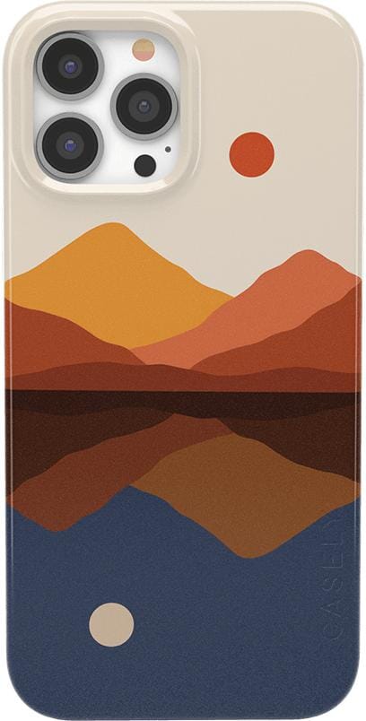 Day & Night Colorblock Mountains Phone Case