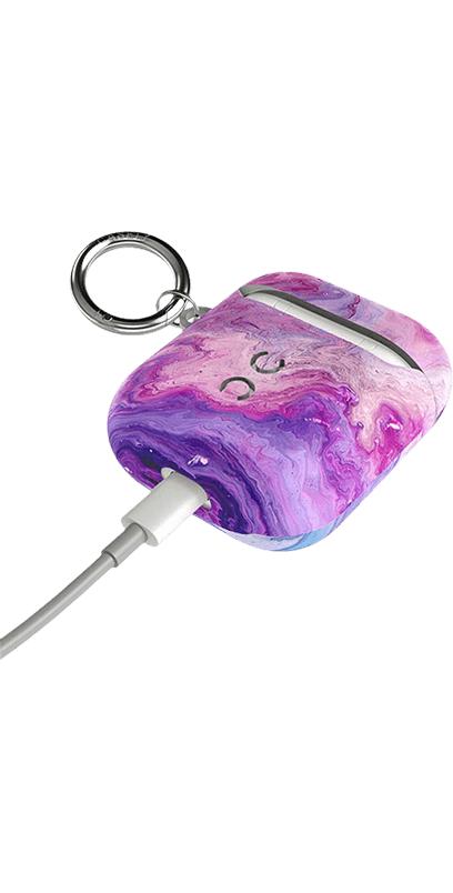  Purple Marble AirPods Case
