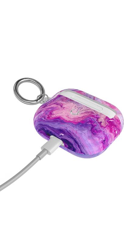  Purple Marble AirPods Case