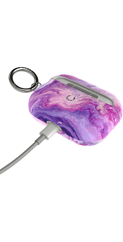  Purple Marble AirPods Case