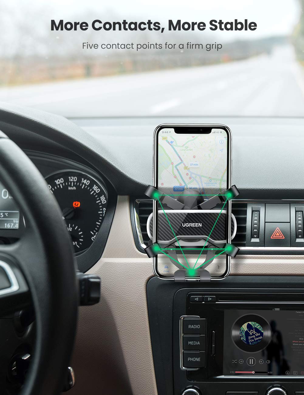 Gravity Air Vent Car Phone Holder