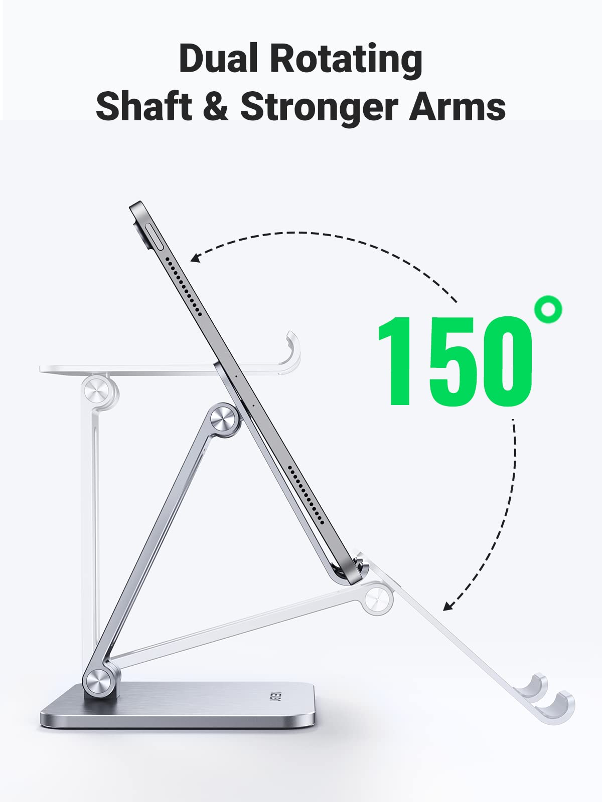 Deal Tablet Stand Holder for Desk Grey/Silver