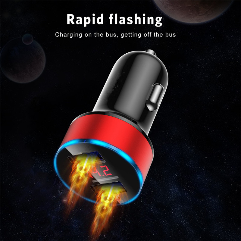 Dual USB LED Car Charger