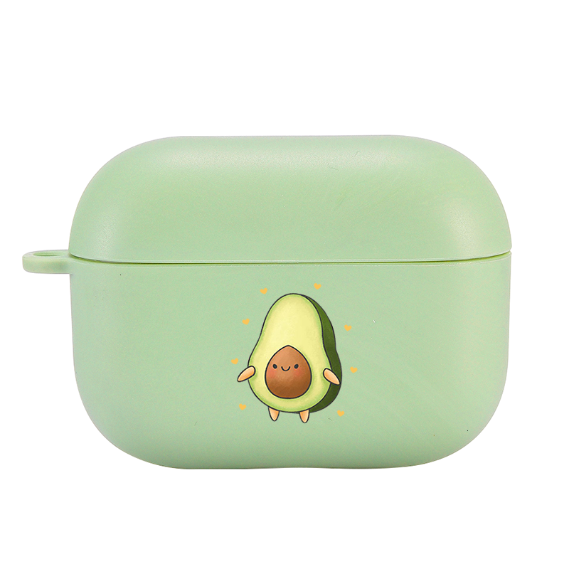 Cute Avocado Candy Color AirPods AirPods Pro Soft Silicone Case