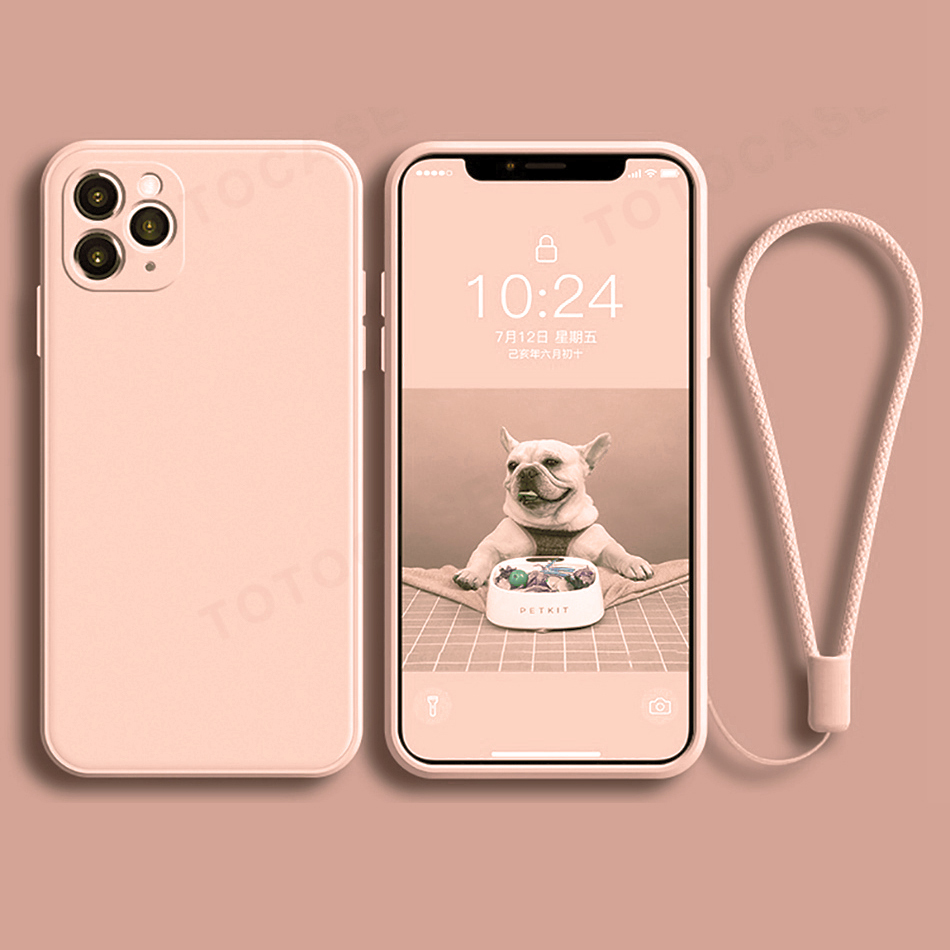 Luxury Liquid Silicone Case for iPhone