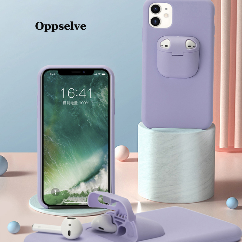 2 in 1 Earphone Storage Box for AirPods and iPhone