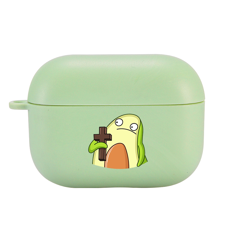 Cute Avocado Candy Color AirPods AirPods Pro Soft Silicone Case