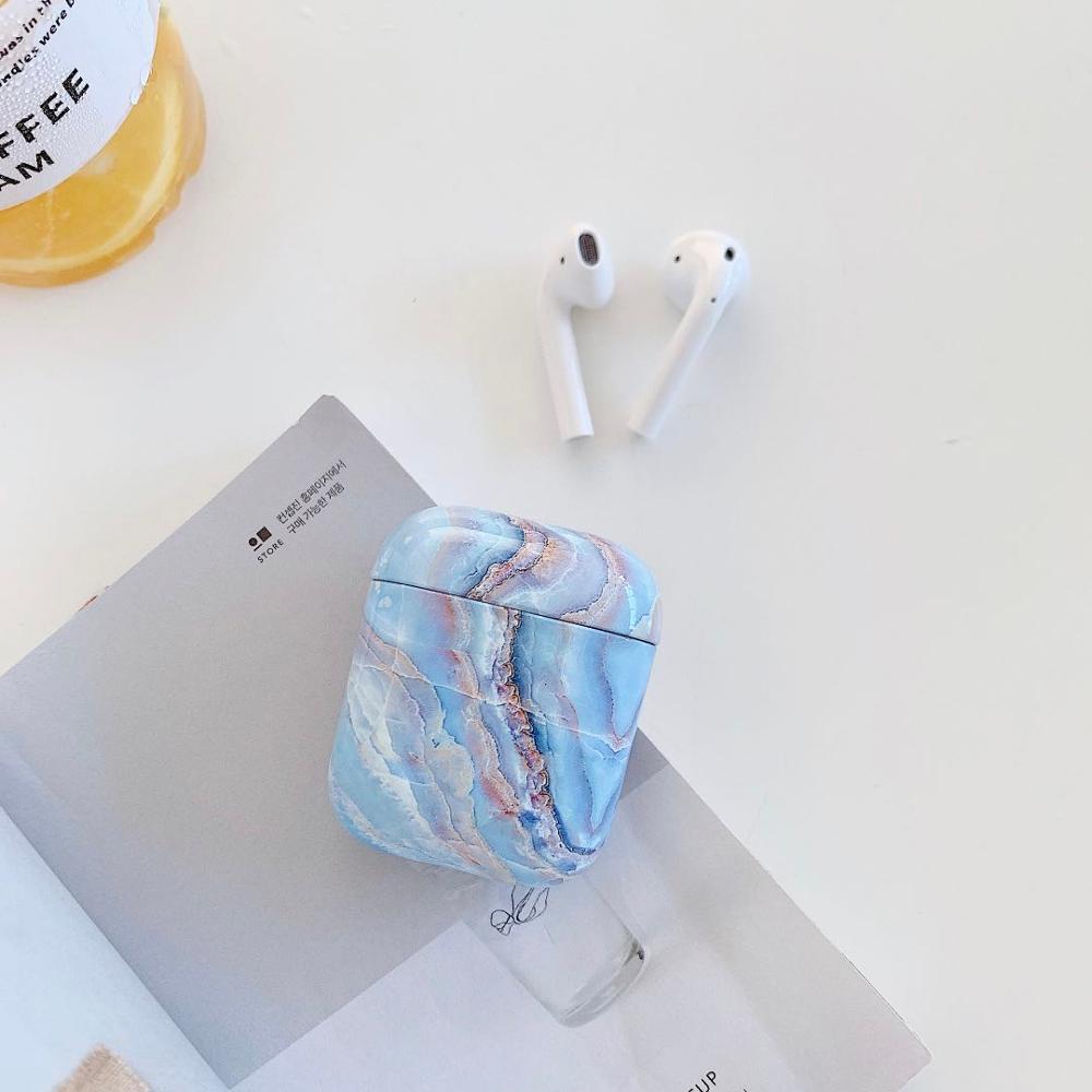 AirPods Marble Pattern Plastic Case