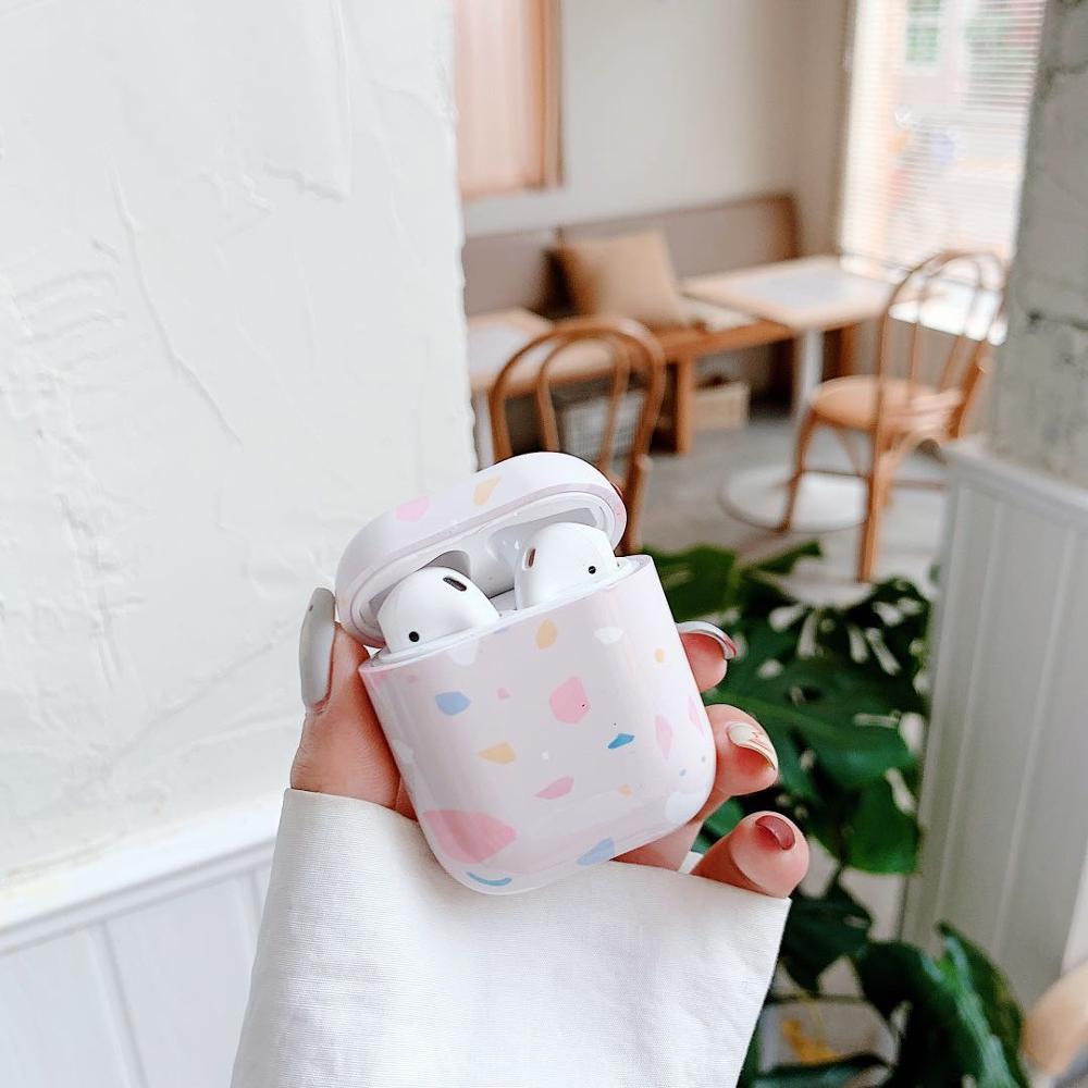 AirPods Marble Pattern Plastic Case