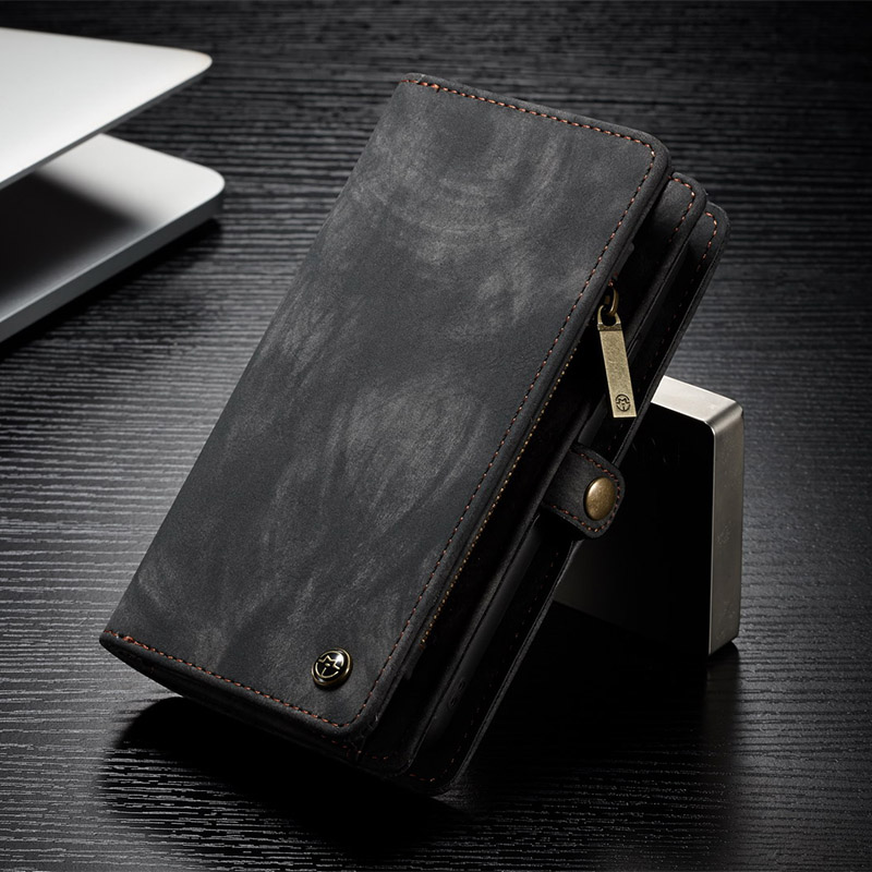 Leather Flip Stand Card Slot Wallet Case for Samsung