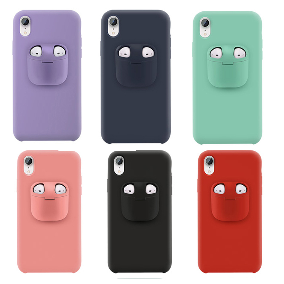 2 in 1 Earphone Storage Box for AirPods and iPhone