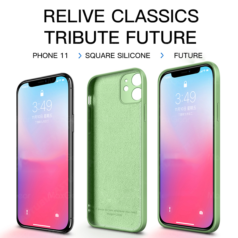 Luxury Liquid Silicone Case for iPhone
