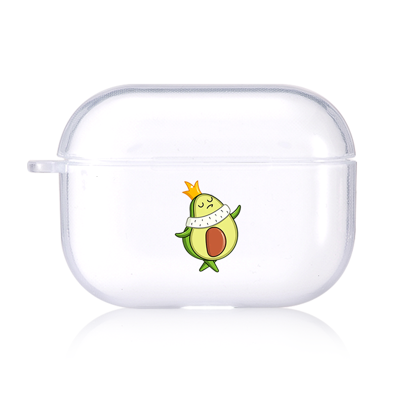 Cute Avocado Candy Color AirPods AirPods Pro Soft Silicone Case