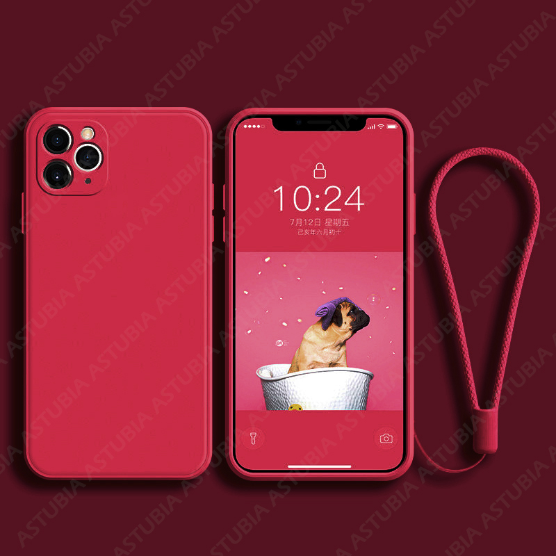 Luxury Liquid Silicone Case for iPhone