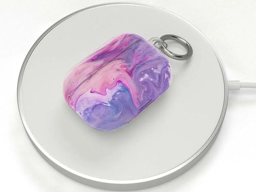  Purple Marble AirPods Case